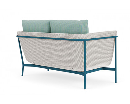 Lloyd Flanders™ Solstice Loveseat  - White, Peacock