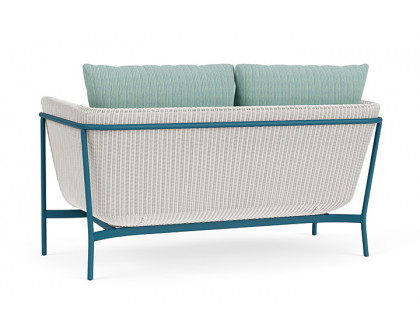 Lloyd Flanders™ Solstice Loveseat  - White, Peacock