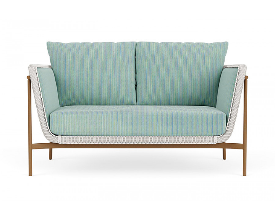 Lloyd Flanders™ Solstice Loveseat  - White, Hickory