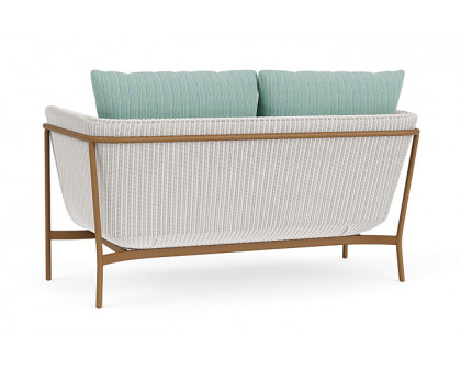 Lloyd Flanders™ Solstice Loveseat  - White, Hickory