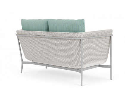 Lloyd Flanders™ Solstice Loveseat  - White, Metallic Silver