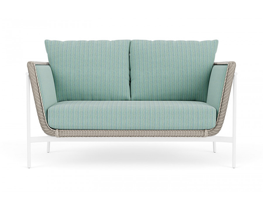 Lloyd Flanders™ Solstice Loveseat  - Linen, Matte White