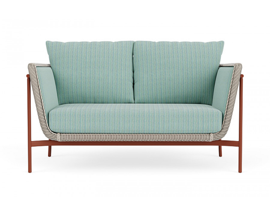 Lloyd Flanders™ Solstice Loveseat  - Linen, Terracotta