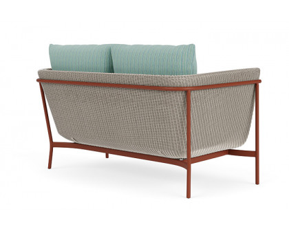 Lloyd Flanders™ Solstice Loveseat  - Linen, Terracotta