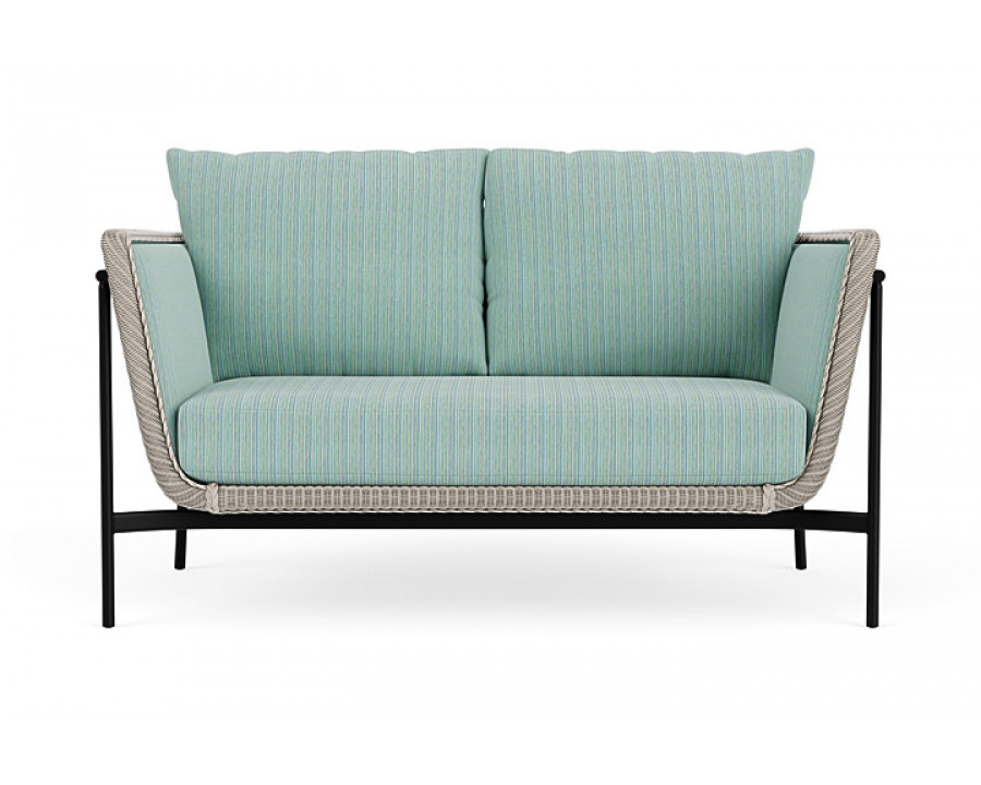 Lloyd Flanders™ Solstice Loveseat  - Linen, Ebony