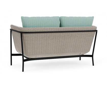 Lloyd Flanders™ Solstice Loveseat  - Linen, Ebony