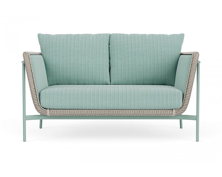 Lloyd Flanders™ Solstice Loveseat  - Linen, Sea Glass