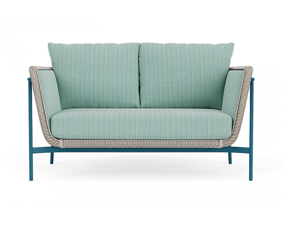 Lloyd Flanders™ Solstice Loveseat  - Linen, Peacock