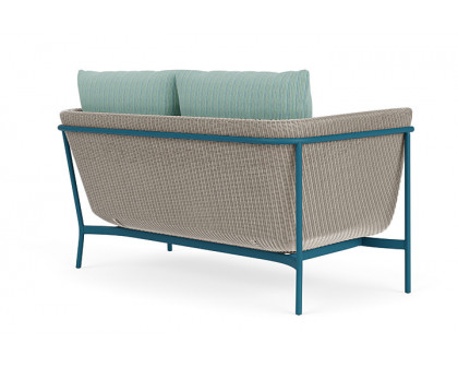 Lloyd Flanders™ Solstice Loveseat  - Linen, Peacock