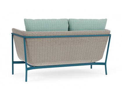 Lloyd Flanders™ Solstice Loveseat  - Linen, Peacock