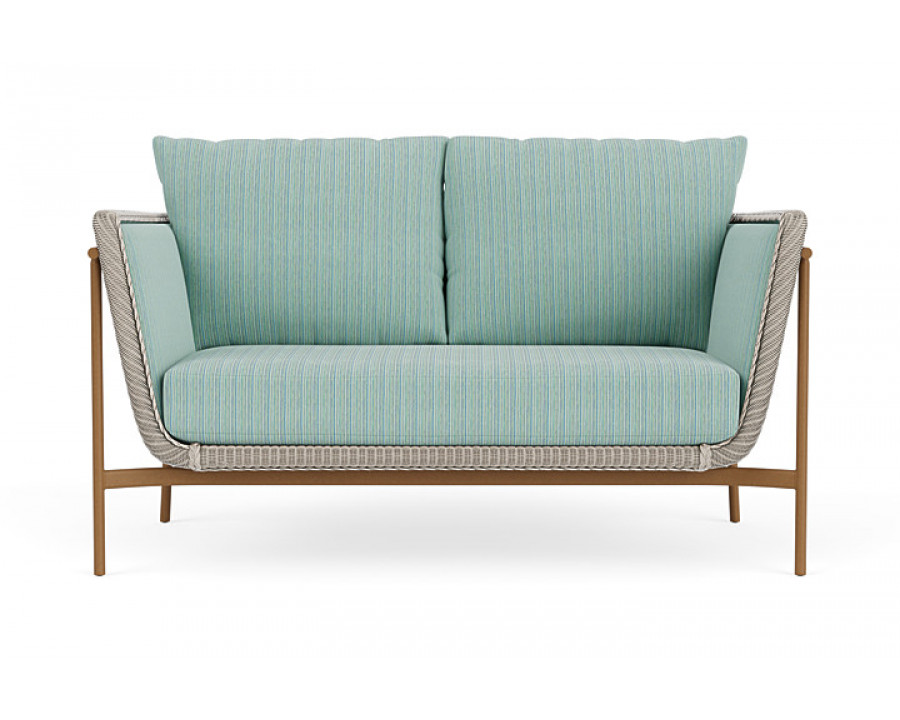 Lloyd Flanders™ Solstice Loveseat  - Linen, Hickory