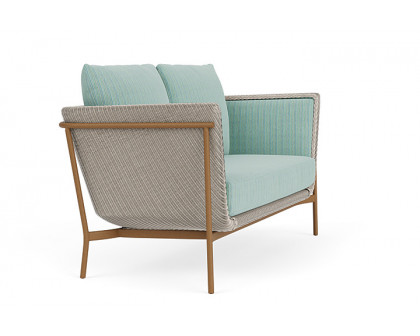 Lloyd Flanders™ Solstice Loveseat  - Linen, Hickory