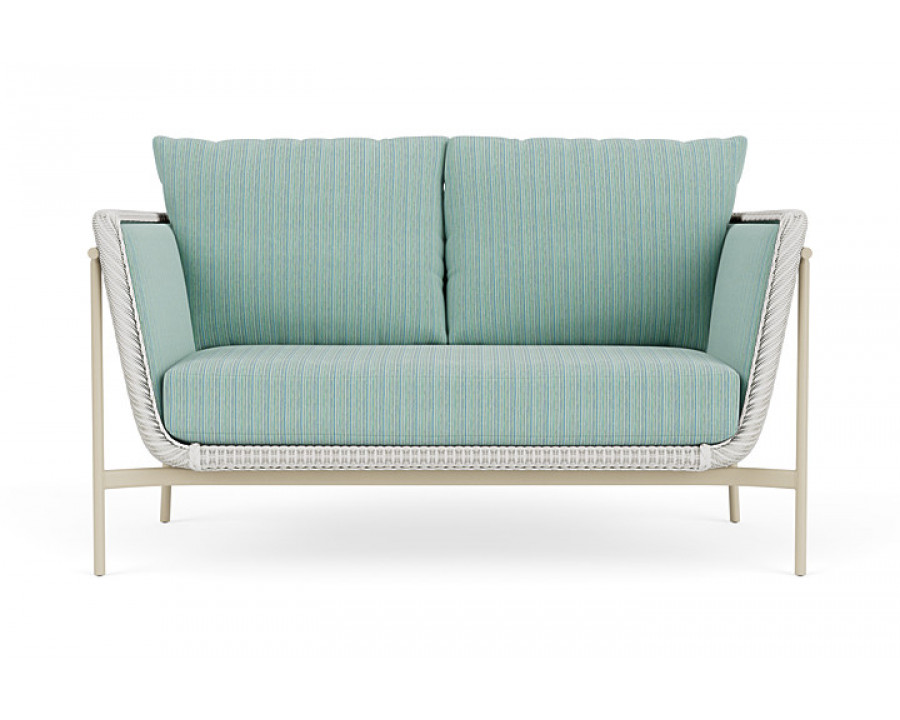 Lloyd Flanders™ Solstice Loveseat  - Matte White, Linen