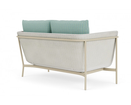 Lloyd Flanders™ Solstice Loveseat  - Matte White, Linen