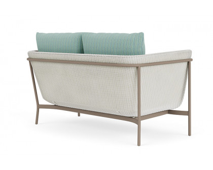 Lloyd Flanders™ Solstice Loveseat  - Matte White, French Beige