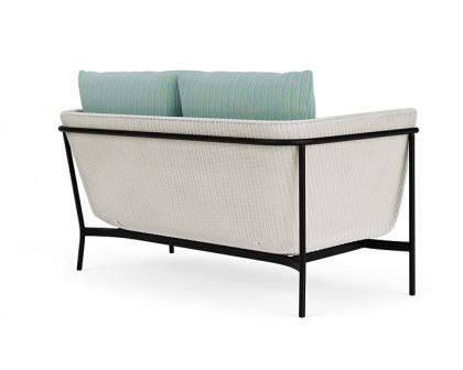 Lloyd Flanders™ Solstice Loveseat  - Matte White, Ebony