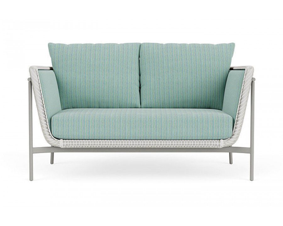 Lloyd Flanders™ Solstice Loveseat  - Matte White, Platinum