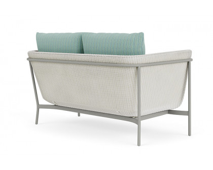 Lloyd Flanders™ Solstice Loveseat  - Matte White, Platinum