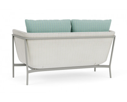 Lloyd Flanders™ Solstice Loveseat  - Matte White, Platinum