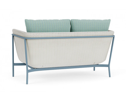 Lloyd Flanders™ Solstice Loveseat  - Matte White, Stillwater