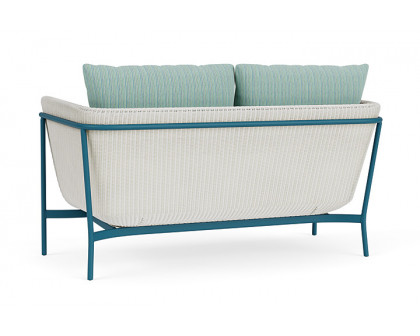 Lloyd Flanders™ Solstice Loveseat  - Matte White, Peacock