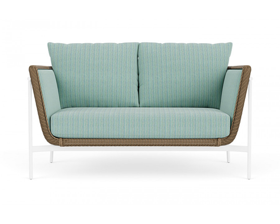 Lloyd Flanders™ Solstice Loveseat  - Fawn, Matte White