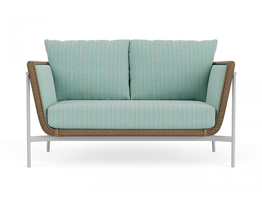 Lloyd Flanders™ Solstice Loveseat  - Fawn, Metallic Silver