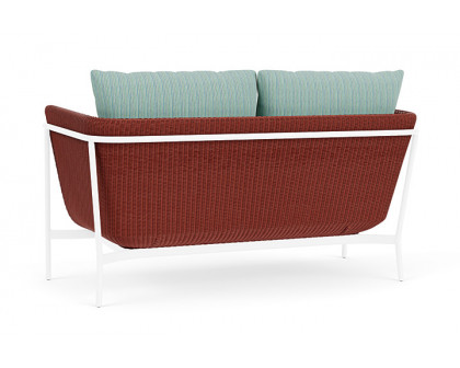 Lloyd Flanders™ Solstice Loveseat  - Terracotta, White