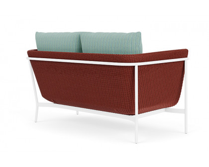 Lloyd Flanders™ Solstice Loveseat  - Terracotta, Matte White