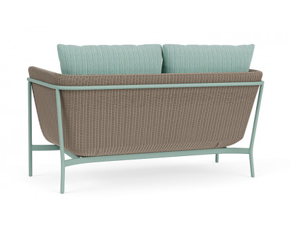 Lloyd Flanders™ Solstice Loveseat  - French Beige, Sea Glass