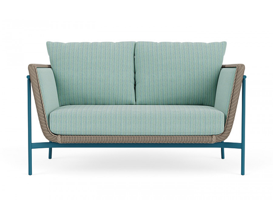 Lloyd Flanders™ Solstice Loveseat  - French Beige, Peacock