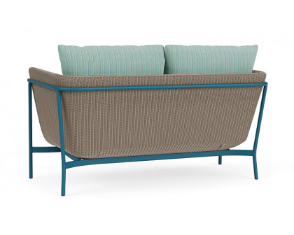 Lloyd Flanders™ Solstice Loveseat  - French Beige, Peacock