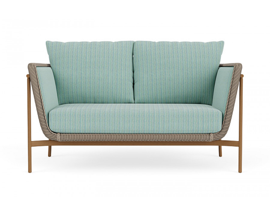 Lloyd Flanders™ Solstice Loveseat  - French Beige, Hickory