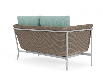 Lloyd Flanders™ Solstice Loveseat  - French Beige, Metallic Silver