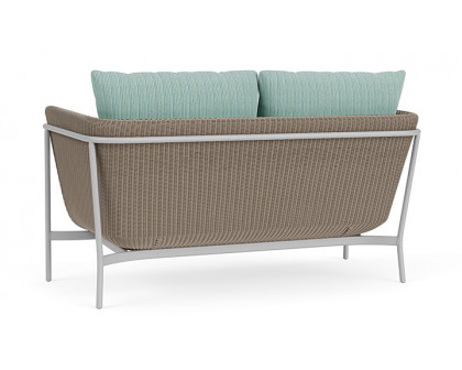 Lloyd Flanders™ Solstice Loveseat  - French Beige, Metallic Silver