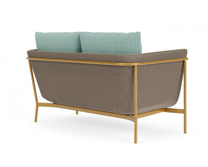 Lloyd Flanders™ Solstice Loveseat  - French Beige, Metallic Gold