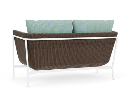 Lloyd Flanders™ Solstice Loveseat  - Bark, Matte White