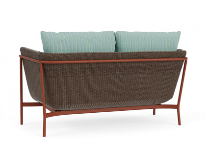 Lloyd Flanders™ Solstice Loveseat  - Bark, Terracotta