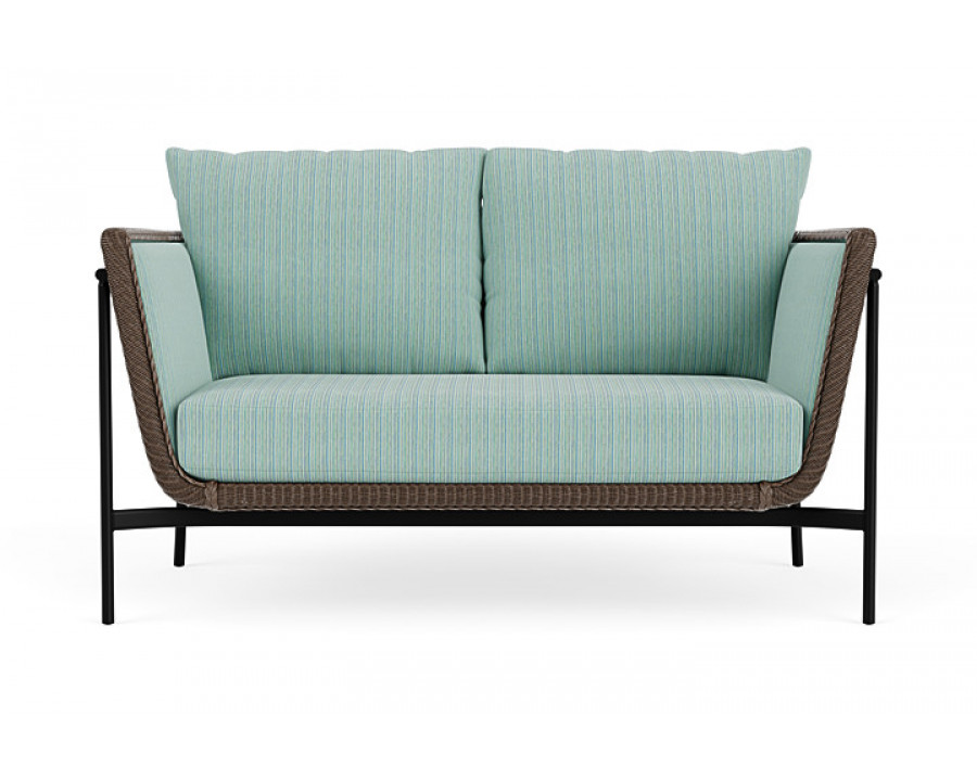 Lloyd Flanders™ Solstice Loveseat  - Bark, Ebony