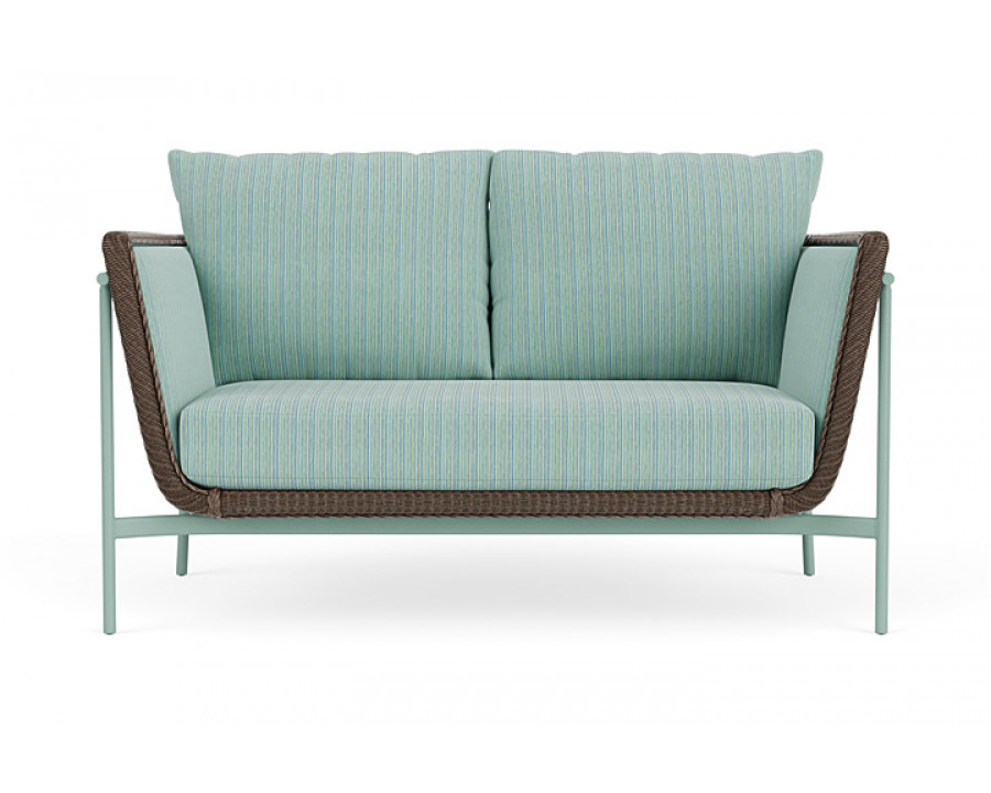 Lloyd Flanders™ Solstice Loveseat  - Bark, Sea Glass