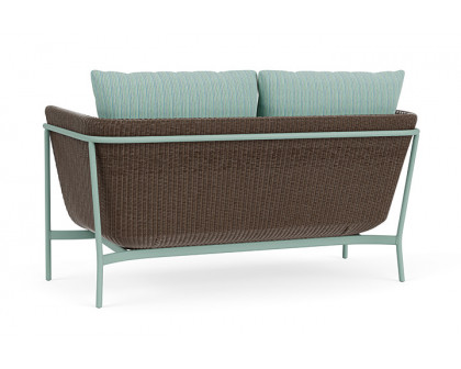 Lloyd Flanders™ Solstice Loveseat  - Bark, Sea Glass