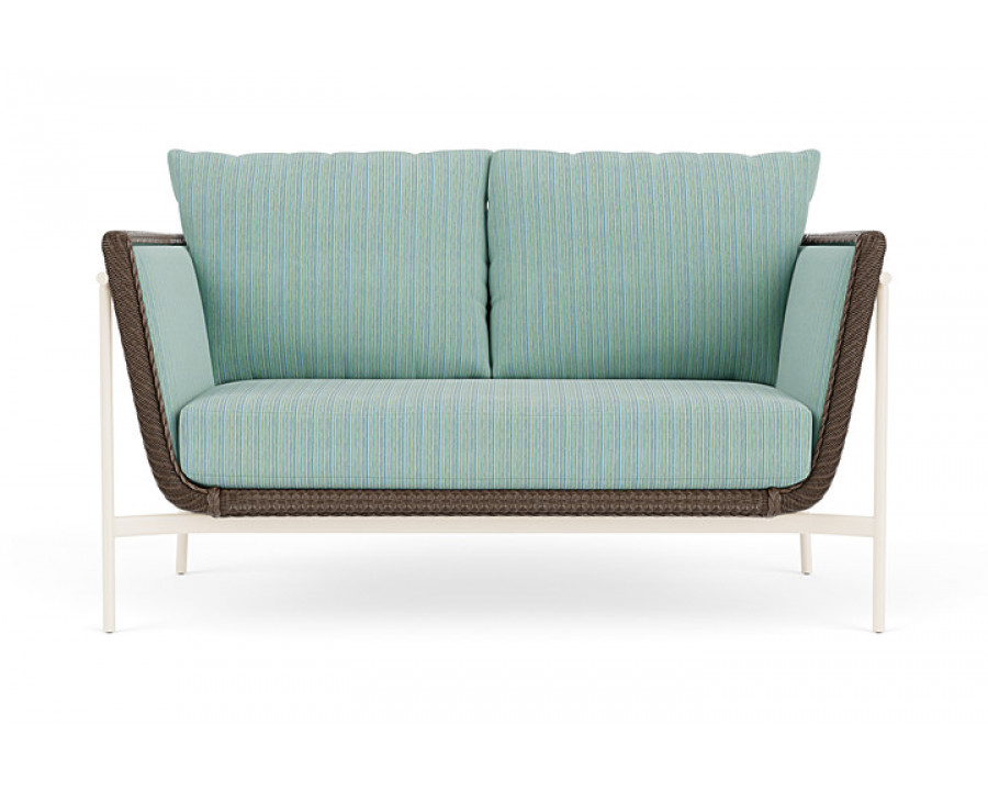 Lloyd Flanders™ Solstice Loveseat  - Bark, Ivory