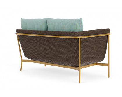 Lloyd Flanders™ Solstice Loveseat  - Bark, Metallic Gold