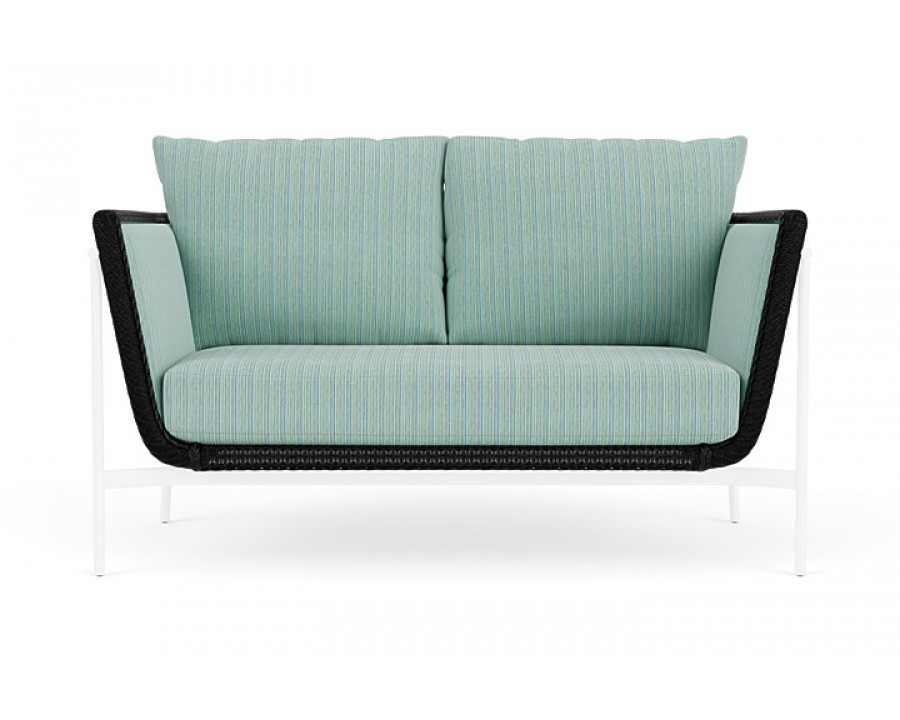 Lloyd Flanders™ Solstice Loveseat  - Ebony, White