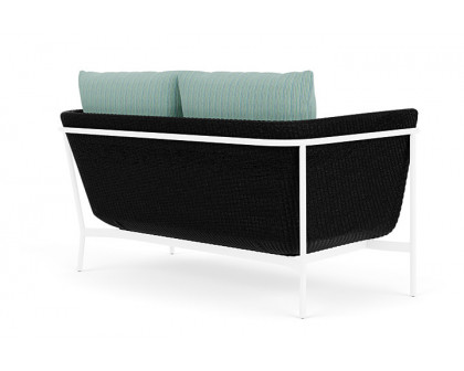 Lloyd Flanders™ Solstice Loveseat  - Ebony, White