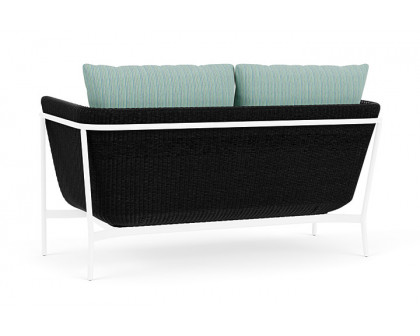 Lloyd Flanders™ Solstice Loveseat  - Ebony, White