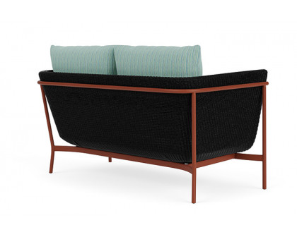 Lloyd Flanders™ Solstice Loveseat  - Ebony, Terracotta