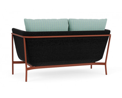 Lloyd Flanders™ Solstice Loveseat  - Ebony, Terracotta