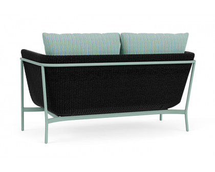 Lloyd Flanders™ Solstice Loveseat  - Ebony, Sea Glass