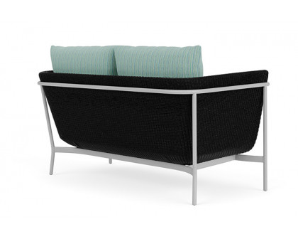 Lloyd Flanders™ Solstice Loveseat  - Ebony, Metallic Silver